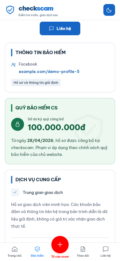 Ảnh 9 của CheckScam Mẫu 3