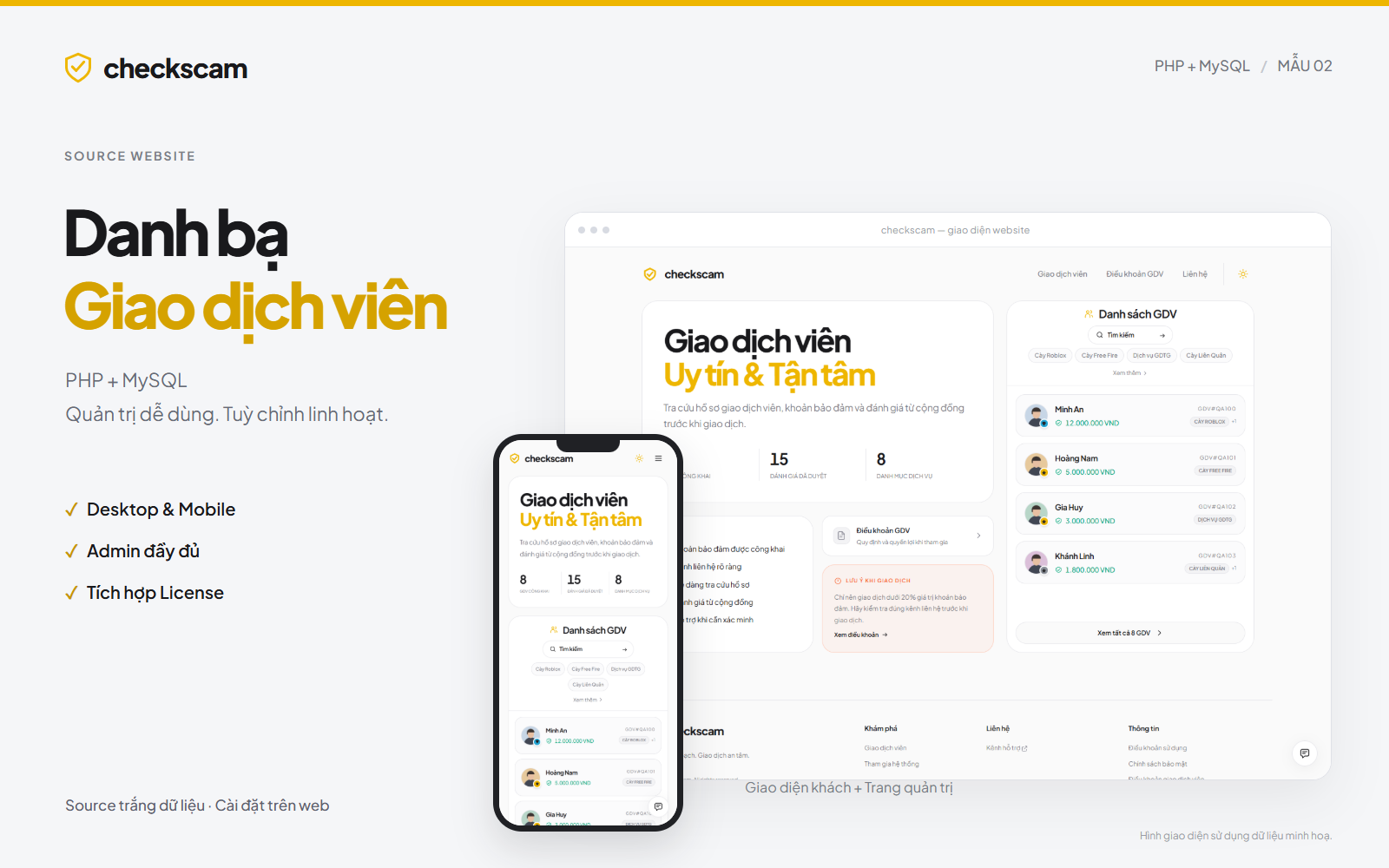 CheckScam Mẫu 2